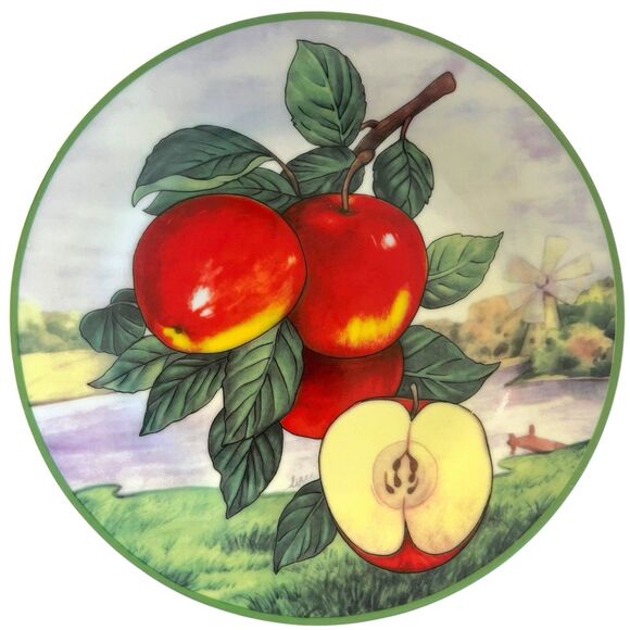 I. Godinger & Co. Set of 4 Dessert Plates 7.5" Fruit Food Spring Design #9530 - Picture 7 of 9